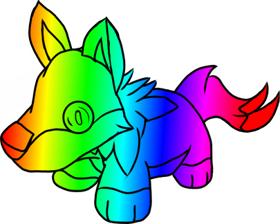 Rainbow Pierre Plushie